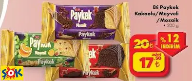 ETİ PAYKEK KAKAOLU/MEYVELİ /MOZAİK